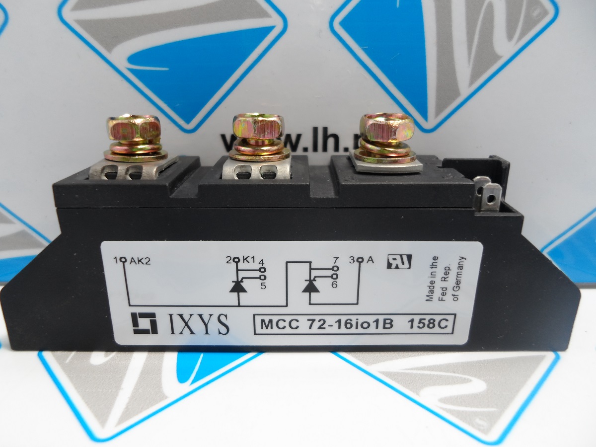 MCC72-16io1B     Modulo Thyristor & Thyristor 72 Amps 1600V